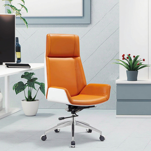 Vantervi sedia da lavoro per Computer con schienale centrale e contemporanea per <span class=keywords><strong>ufficio</strong></span> rotante in pelle sintetica Foshan - Product Image 5