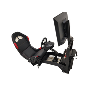 Station de jeu de cockpit de siège de jeu <span class=keywords><strong>personnalisable</strong></span> en usine avec sièges baquets Sièges de simulateur de course Sim pour VR de haute technologie - Product Image 2