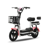 Vélo électrique à moyeu arrière sans balais 48V 12AH 350W, design léger, roues de 14 pouces, écran LCD, vitesse maximale de 30-35 km/h, autonomie de 35-45 km, 576WH