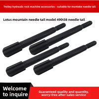 Accessoires de forage hydraulique pour foreuse à roche Montabert 490-T38 : Tige de forage, Queue de tige, Planka, Trépan fileté, Outil de forage