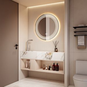 Ensemble de meuble-lavabo de salle de bain moderne européen avec <span class=keywords><strong>miroir</strong></span>, couleur noire moderne, meuble-lavabo mural avec <span class=keywords><strong>miroir</strong></span> - Product Image 2