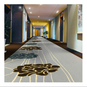 Moquette per Hotel Stampata in HD, 100% Poliestere Ignifugo, <span class=keywords><strong>a</strong></span> Pelo Ricciolo, Resistente all'Usura per Cinema, Ristoranti, Corridoi, Design Personalizzato - Product Image 1
