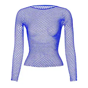 Wholesale women fishnet shirt For Stylish Expression 
