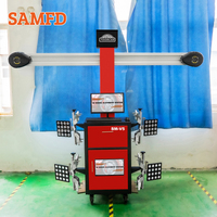 SAMFD jauge optique véhicule automatique voiture 3d 4 outils de réparation de roue d'alignement de roue 4 roues 3d voiture aligneur outil Service