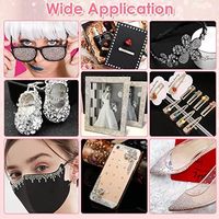 Rave Face Crystal Gem Eye Body Jewel Rhinestone Stickers Festive Party Decorative Face Gem Jewels