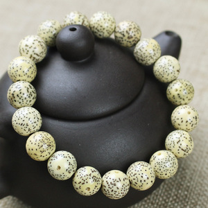 Bodhi Seed <b>Bracelet</b> 10mm Single Loop Unisex <b>Couple</b> Jewelry Hand Polished Natural Everyday Wear Collectible - Product Image 2