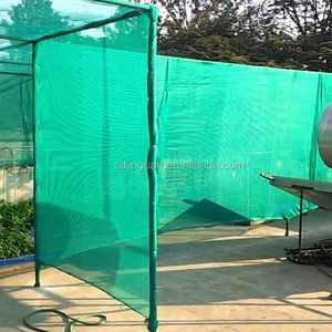 100% чистый зеленый оттенок HDPE пластиковая ветрозащитная портативная и складная затеняющая сетка - Product Image 4