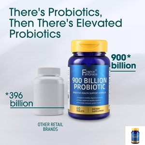 Suplemento de probióticos de alta potencia 60 tabletas <span class=keywords><strong>para</strong></span> mujeres y hombres promueven la salud del sistema inmunológico probióticos - Product Image 6
