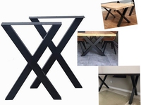 Bases de table en fonte d'acier inoxydable de style industriel pour café extérieur dinant des meubles de restaurant meubles élégants en métal