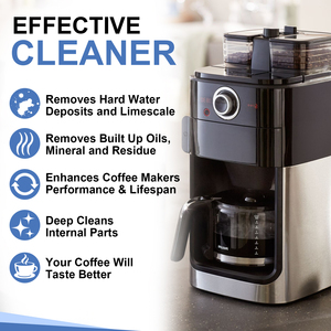 Eco-friendly Non-toxic <strong>Coffee</strong> <strong>Machine</strong> <strong>Descaler</strong> Tablets Fast Acting Limescale Remover <strong>for</strong> Fully Automatic <strong>Machines</strong> - Product Image 5