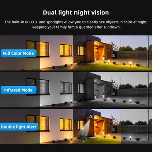 V380 Pro Dual Lens Cctv 4g Two Way Audio Color Night Vision Human Detection Wireless Network PTZ Light Bullet Camera <b>Security</b> - Product Image 4