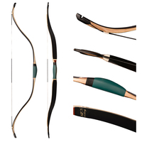 Arc à poulies traditionnel amélioré pour la chasse et le tir à l'arc en plein air, en bois stratifié