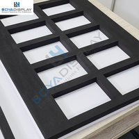 Nouvelles boîtes d'emballage en papier élégantes à prix d'usine, pliables, taille et forme personnalisables, présentoirs de luxe pour carreaux de pierre de quartz
