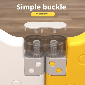 Produit transfrontalier très demandé : Parc pour bébé en matériau HDPE moderne et sûr, mobilier pour enfants, espace interactif parent-enfant - Product Image 4