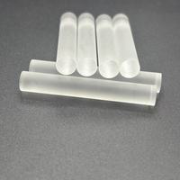 Revêtement antireflet 90% transparent, ouverture biseautée 0,1-0,5 mm x 45, lentille d'endoscope asphérique, tige guide-lumière, tige cylindrique en quartz