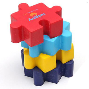 ชุดลูกบอลบีบคลายเครียดแบบต่อชิ้น 4 ชิ้น พร้อมโลโก้สั่งทำ - Product Image 3