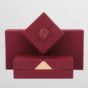 Caja de Regalo de Papel para Dulces y Chocolates, Personalizada, de Lujo, Vacía, con Insertos, para Bodas y Ramadán - Product Image 4