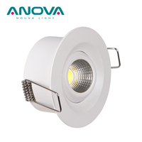 Mini Spot lumineux LED encastrable avec technologie COB, luminaire de plafond, éclairage d'intérieur, idéal pour un placard, 3W, 1 unité