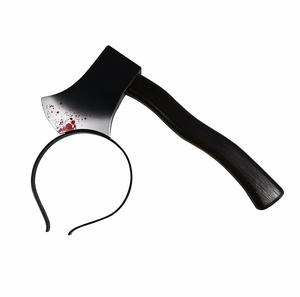 سكين فأس بلاستيكي صناعي ، لعبة صعبة ، عصابة رأس ، زينة هالويون لتزيين الحفلات - Product Image 6