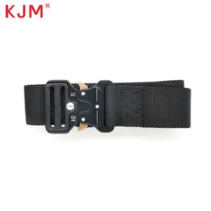 Heavy Duty Liberação Rápida Metal Buckle com Extra Nylon Webbing Tactical Men Belt