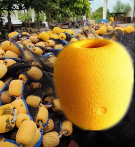 YQE EVA-85 Yqe85 giallo di forma ovale E -85 Eva <span class=keywords><strong>Seine</strong></span> galleggiante marina boa EVA schiuma galleggiante per sciabica - Product Image 1