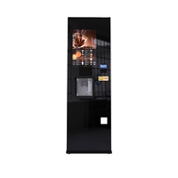 Machine à Café Distributrice d'Excellence, Café Chaud Fraîchement Moulu, Accepte Cartes de Crédit, Pièces et Jetons pour Hôpitaux