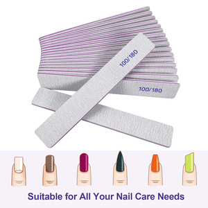 Lime à ongles courbée en forme de banane, demi-lune ou droite, 100/180, personnalisable avec logo – Meilleures ventes - Product Image 4