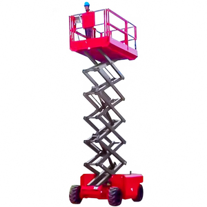 Nouveaux produits phares : Plateforme de travail aérienne hydraulique à ciseaux sur chenilles pour terrains accidentés, 10m, 12m, 14m, 16m - Product Image 2