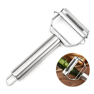 Éplucheur double tête en acier inoxydable, lame tranchante, éplucheur en Y pour légumes, gadget <span class=keywords><strong>de</strong></span> <span class=keywords><strong>cuisine</strong></span>, éplucheur <span class=keywords><strong>de</strong></span> pommes avec poignée ergonomique - Product Image 4