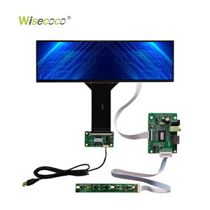 Wisecoco หน้าจอ <span class=keywords><strong>LCD</strong></span> 12.6นิ้ว IPS TFT 1920x515 EDP Bar หน้าจอ <span class=keywords><strong>LCD</strong></span> พร้อมแผงควบคุม - Product Image 1