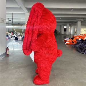 2M/2.6M/3M Costume de mascotte <span class=keywords><strong>lapin</strong></span> gonflable rouge de Pâques pour adulte Fabricant direct avec prix bon marché - Product Image 2
