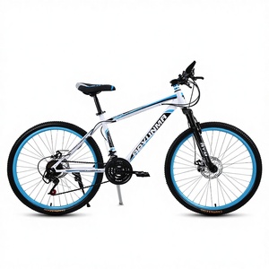 Vélo de montagne en acier à haute teneur en carbone et aluminium, 24 vitesses, avec frein à disque mécanique, pneus antidérapants de <span class=keywords><strong>26</strong></span> ou 24 pouces, siège réglable - Product Image 3