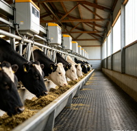 Prix direct usine, faible coût, bâtiment moderne préfabriqué en structure acier pour élevage de moutons, chèvres, ferme laitière et hangar pour vaches laitières