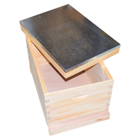 Caja de Apicultura GREENVIVE Sin Nudos, de Madera de Pino de Nueva Zelanda, con 1.5 Años de Garantía, 15 kg, Modelo HL03A para Granjas Apícolas