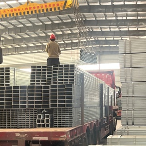 Tubo y Perfil Cuadrado de Acero al Carbono Galvanizado por Inmersión en Caliente Soldado, <span class=keywords><strong>Estructura</strong></span> <span class=keywords><strong>Tubular</strong></span> de Acero GI - Product Image 5