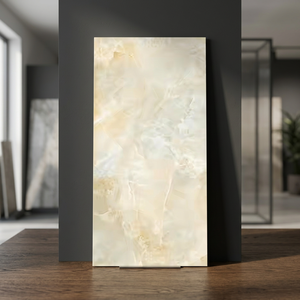 กระเบื้องพอร์ซเลน Inos Ivory Glossy ขนาด 60x120 ซม. คุณภาพพรีเมียม สำหรับปูพื้นและผนังภายในบ้านหรู - Product Image 2