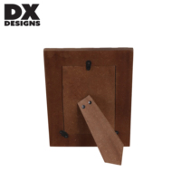 Bingkai Foto Resin Kayu Motif Garis Diagonal DX Designs Ukuran 4x6 5x7 8x10 Inci, Bingkai Gambar Kayu Berdiri Sendiri, Dekorasi Rumah Bergaya Retro untuk Meja