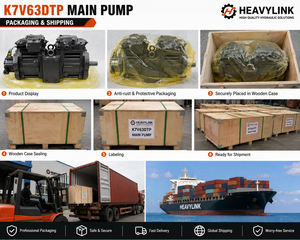 ปั๊มหลัก HEAVYLINK K7V63DTP สำหรับเครื่องจักรก่อสร้าง Liugong 915D Kato 512 Shengang 135 Zoomlion 150 Sany 135-9 155-10 - Product Image 6