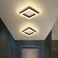 2025 luminaires nordiques modernes Pop carré acrylique lampe plafond décoration de la maison couloir couloir Led plafonnier
