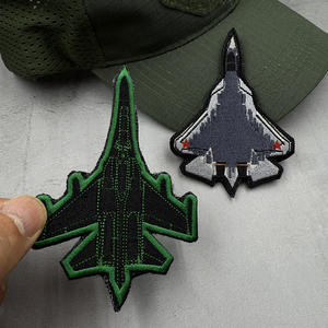 Su-35, J-20, 및 미 F-22 전술기 자수 패치 뱃지 - Product Image 4