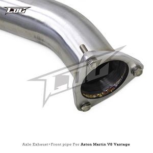 OEM Titanium Eixo De Volta Com Tubo Frontal para <span class=keywords><strong>Aston</strong></span> <span class=keywords><strong>Martin</strong></span> <span class=keywords><strong>V8</strong></span> <span class=keywords><strong>Vantage</strong></span> 4.7 2009-2022 2.75 "Silenciador De Escape Com Controlador - Product Image 6