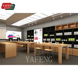 Điện tử tùy chỉnh tủ điện thoại với màn hình hiển thị cửa hàng chiếu sáng LED để sửa chữa điện thoại di động và thiết kế cửa hàng điện thoại di động - Product Image 2