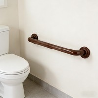 Barre d'appui de sécurité Crystal-Wood de 18 pouces pour salle de bain, douche, baignoire et toilettes