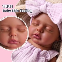 Poupées Reborn LouLou en silicone souple de 13 pouces, personnalisation du sexe et de la coiffure, jouets de poupées simulant des nourrissons prématurés