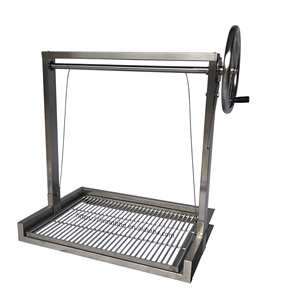 Parrilla <span class=keywords><strong>de</strong></span> acero inoxidable <span class=keywords><strong>de</strong></span> 67,5 CM con brida para mampostería, parrilla <span class=keywords><strong>de</strong></span> Santa María integrada - Product Image 4