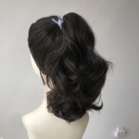 Perruque en cheveux humains européens naturels ondulés, sans lacet, avec bande transparente, Kosher, Fall Wunder Wig