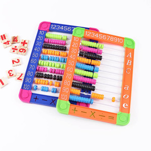 Foska créatif dessin animé enseignement papeterie matériel sûr et cadre de comptage coloré pour étudiant outil d'enseignement des mathématiques jouet - Product Image 2