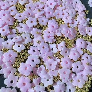 Youyu 2024 Hiasan Kue Mewah Manis yang Dapat Dimakan, Manik-manik Gula Emas, Bunga Gula Perak, Taburan Kue untuk Memanggang, Dekorasi Bola Emas - Product Image 2