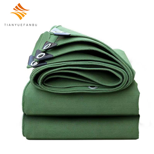 Bạt phủ xe tải bằng vải bạt cotton phủ PVC chống thấm, chịu mài mòn, siêu bền, nặng - Product Image 1