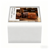 Kiosco Interactivo Táctil Inclinado Personalizado OEM/ODM, Señalización Digital de Pie con Impresión de Gráficos y Logotipos